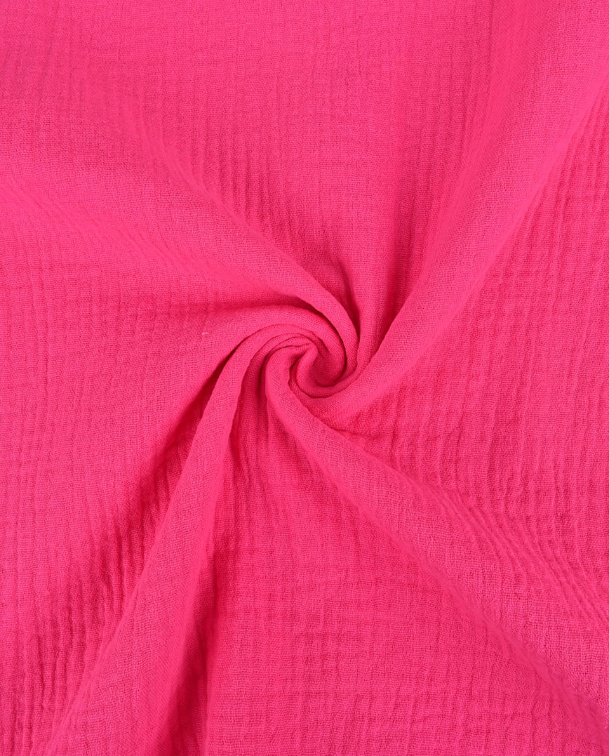Double Gauze Fuchsia