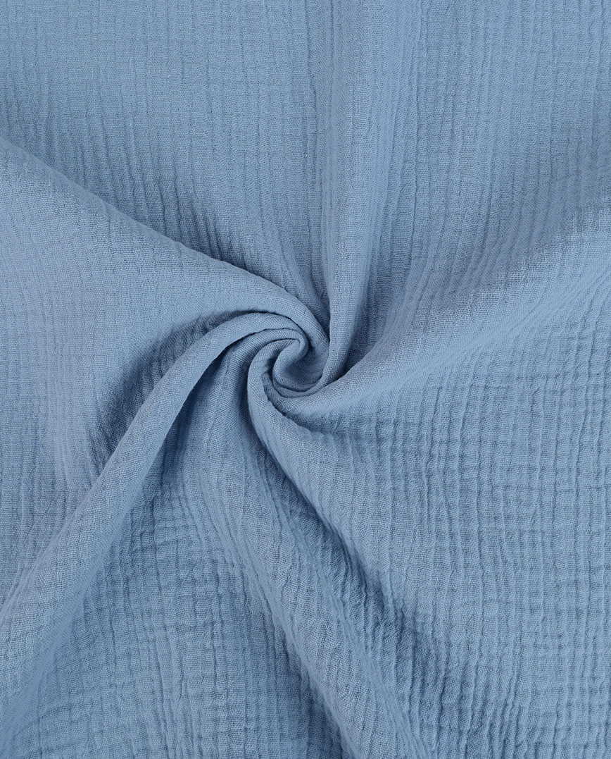 Double Gauze Jeans Blue